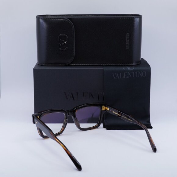 Valentino V-ESSENTIAL I VLX-121B Square Eyeglasses - Brown Swirl 51mm - Picture 9 of 10